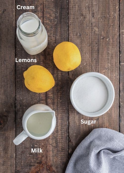 Ingredients for the recipe.