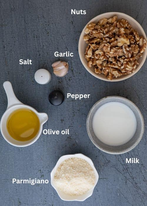Ingredients for the recipe.