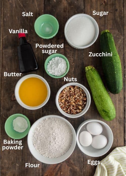Ingredients for the recipe.