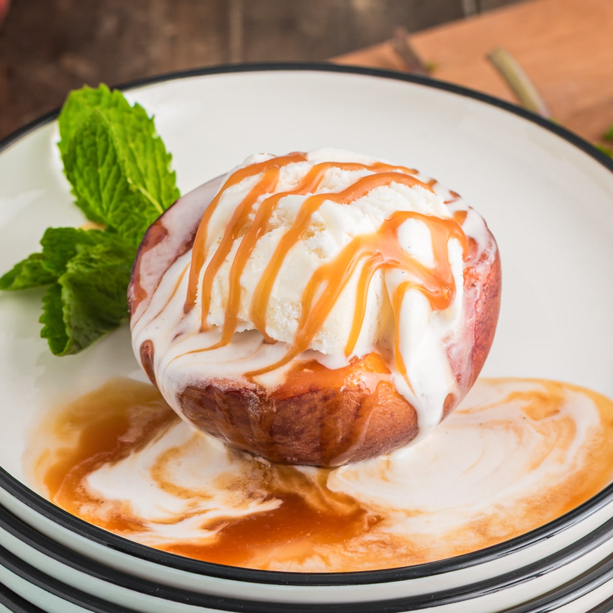Caramelized Peaches