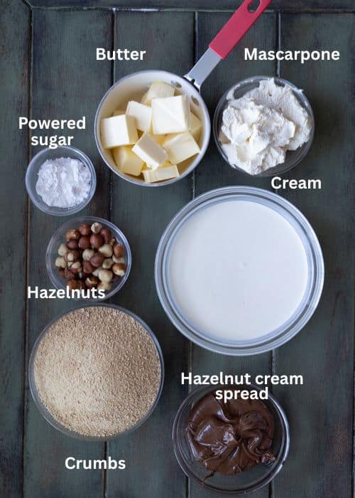 Ingredients for the recipe.