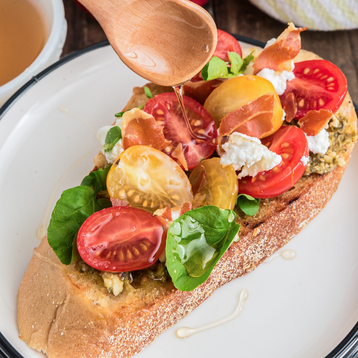 Crispy Prosciutto Bruschetta