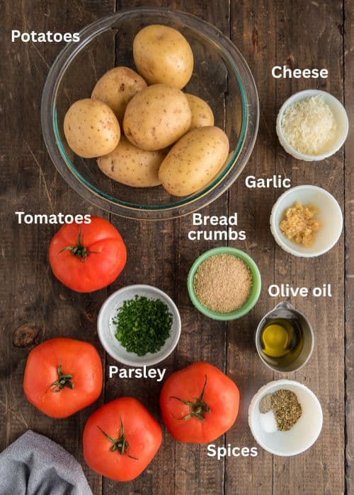 Ingredients for the recipe.