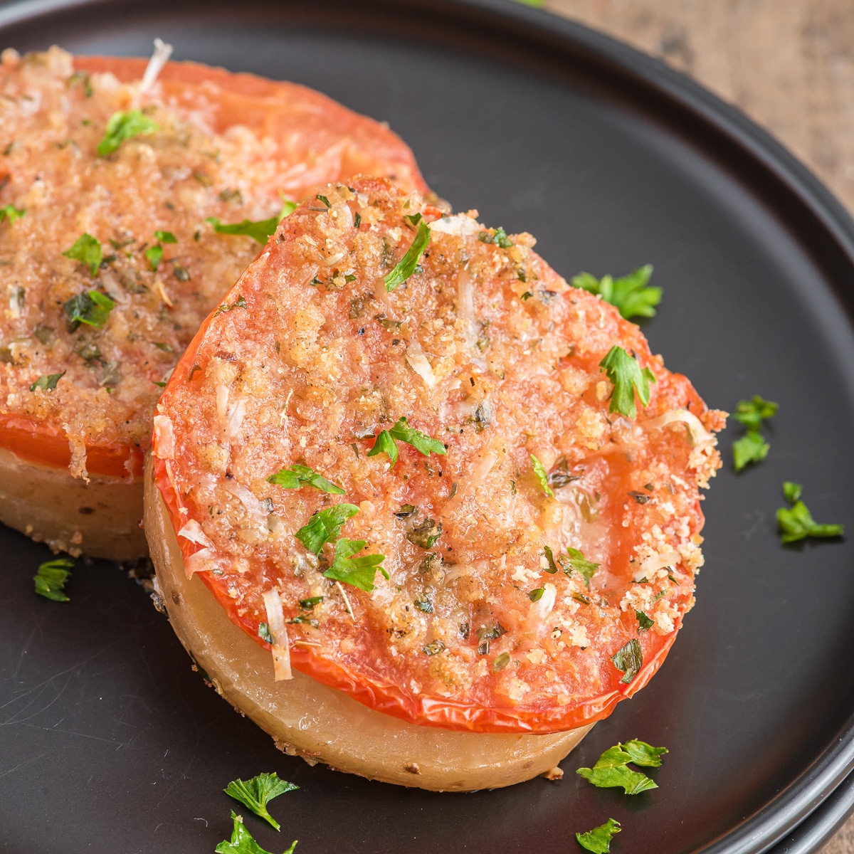 Potato and Tomato Bake