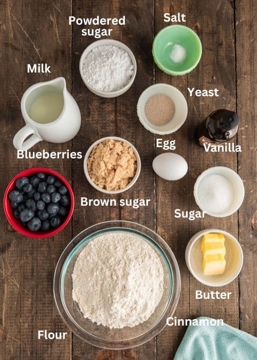 Ingredients for the recipe.