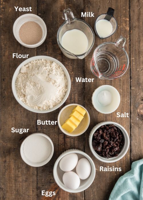 Ingredients for the recipe.