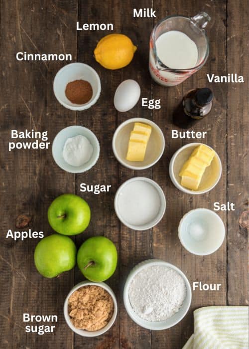 Ingredients for the recipe.