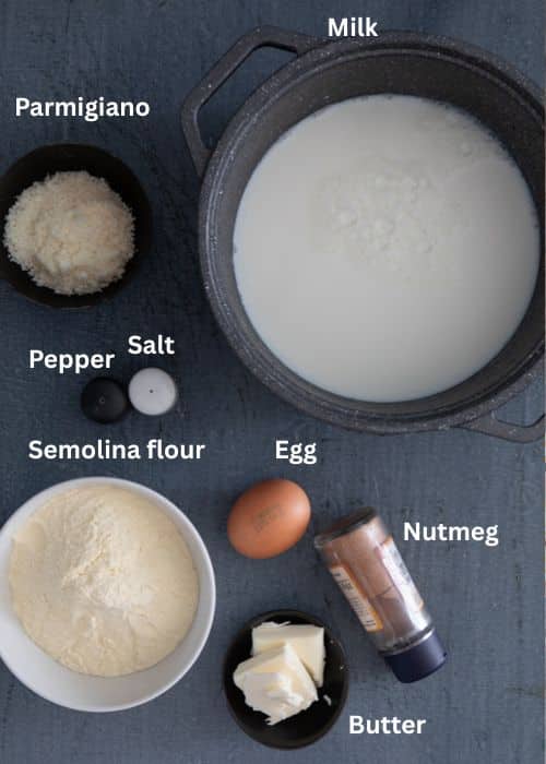 Ingredients for the recipe.