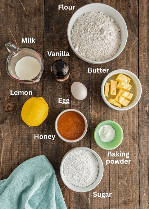 Ingredients for the recipe.