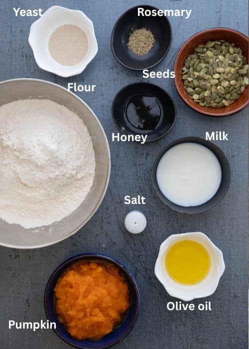 Ingredients for the recipe.