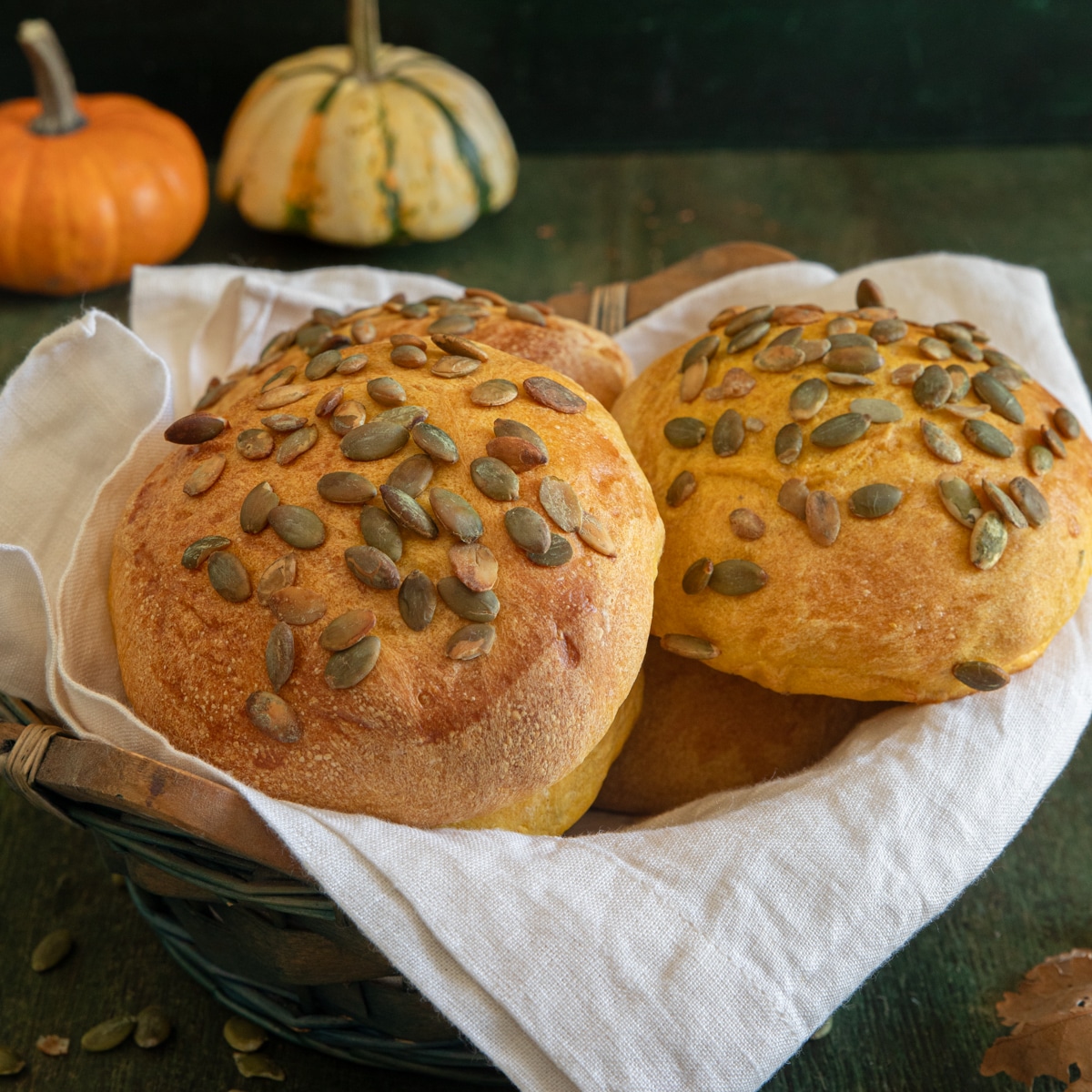 Savory Pumpkin Buns