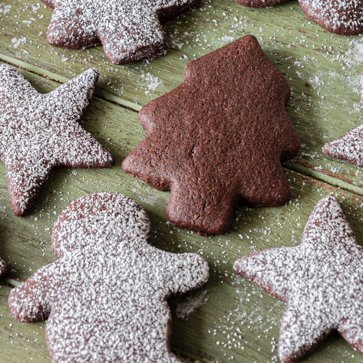 Cut Out Chocolate Sugar Cookies