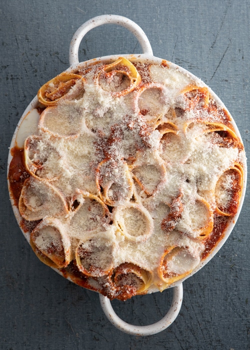 Parmigiano on the rolls.