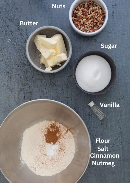 Ingredients for the recipe.