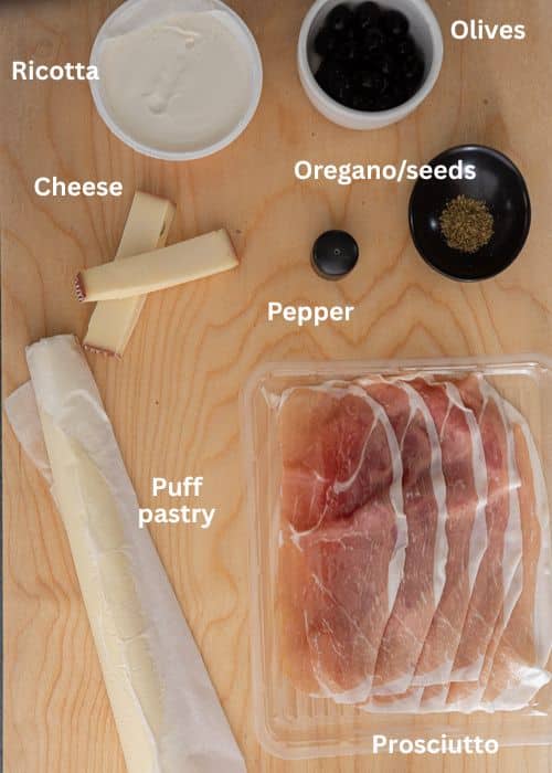Ingredients for the recipe.