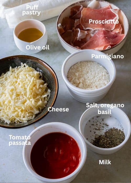 Ingredients for the recipe.