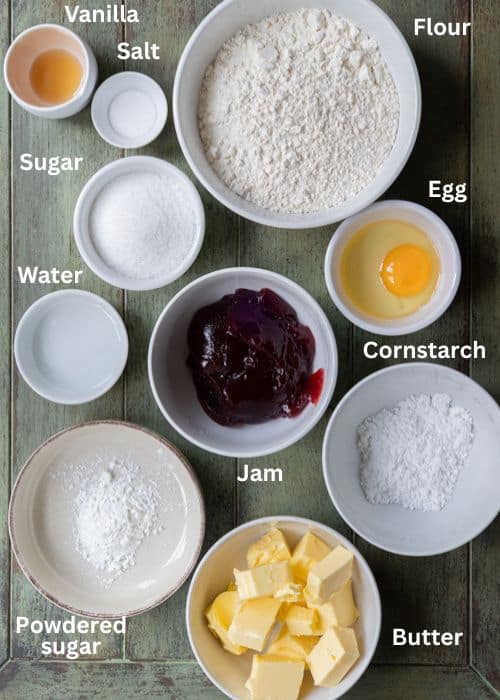 Ingredients for the recipe.