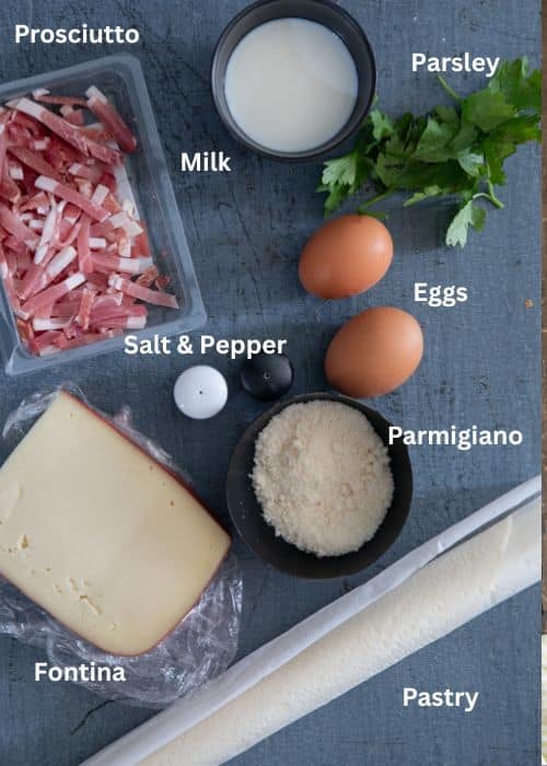 Ingredients for the recipe.