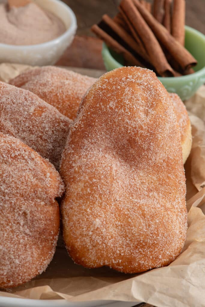 Beaver tails in a bowl.