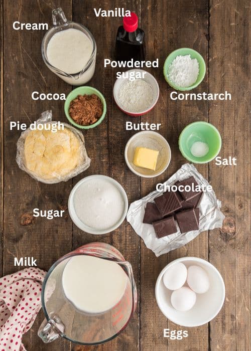 Ingredients for the recipe.