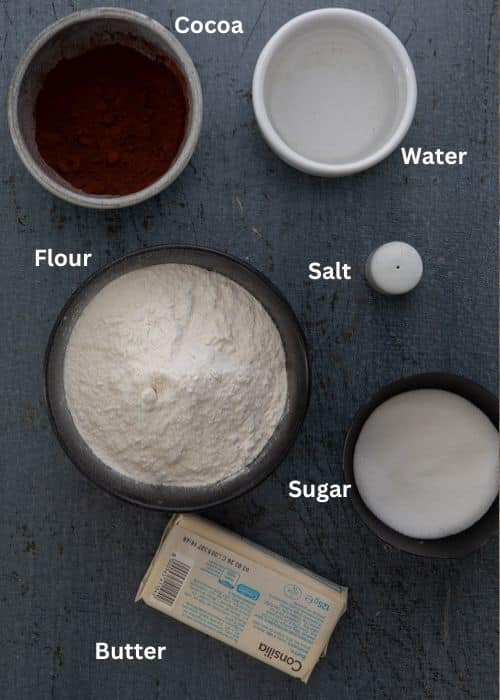 Ingredients for the recipe.