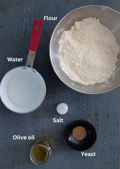 Ingredients for the recipe.