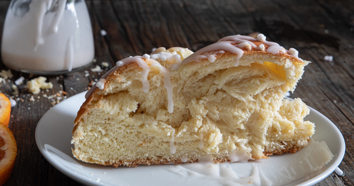 Trentino Brazadel Easter Bread Recipe - An Italian in my Kitchen