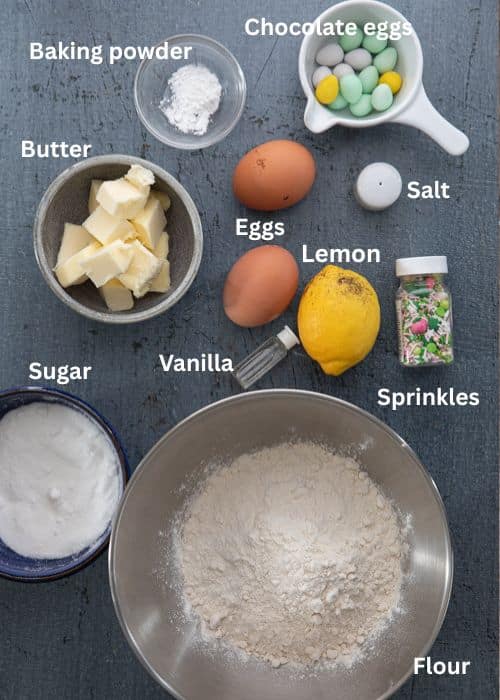 Ingredients for the recipe.