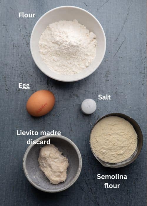 Ingredients for the recipe.