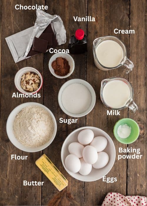 Ingredients for the recipe.