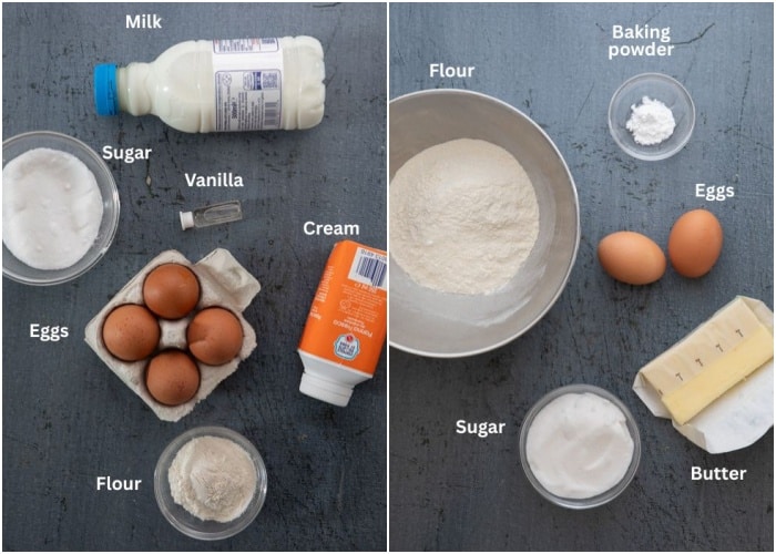 Ingredients for the recipe.