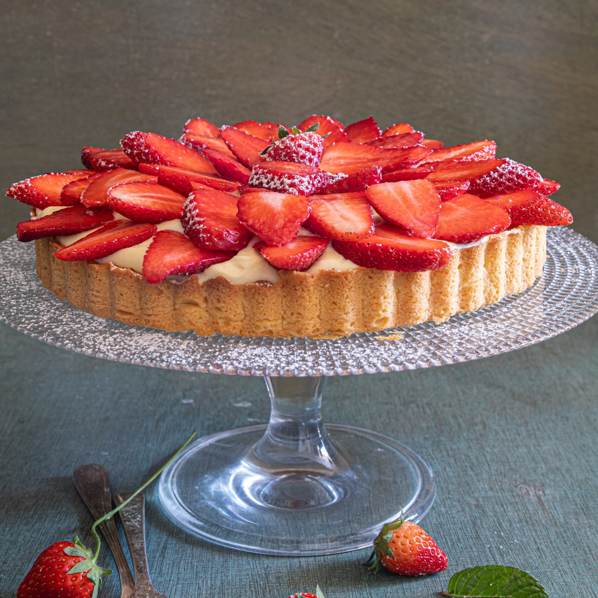 Italian Strawberry Crostata
