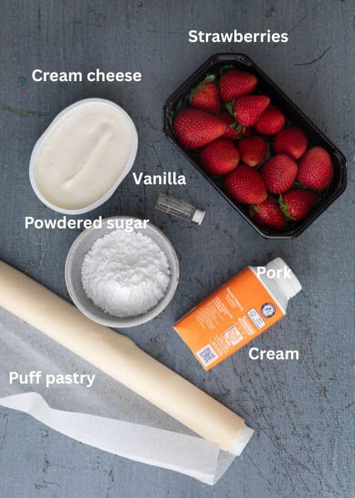 Ingredients for the recipe.