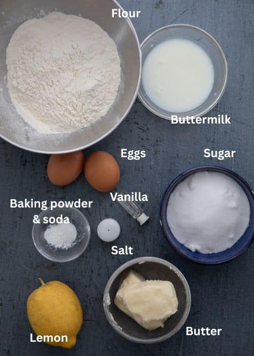 Ingredients in the recipe.