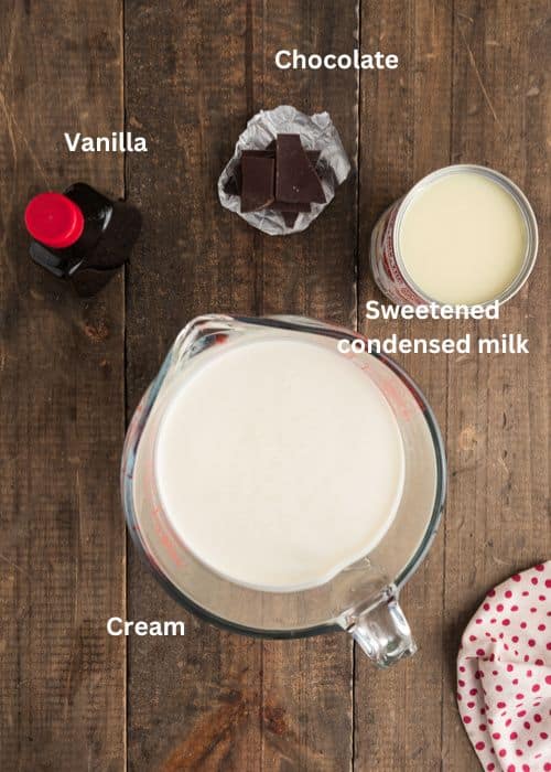 Ingredients for the recipe.