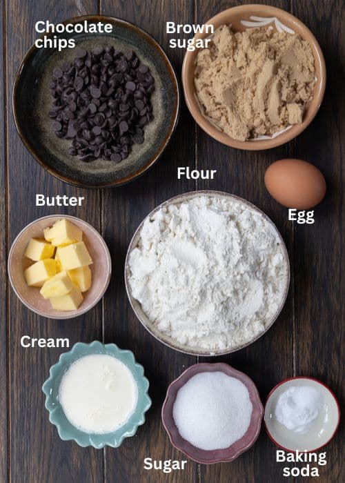 Ingredients for the recipe.
