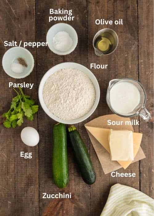 Ingredients for the recipe.