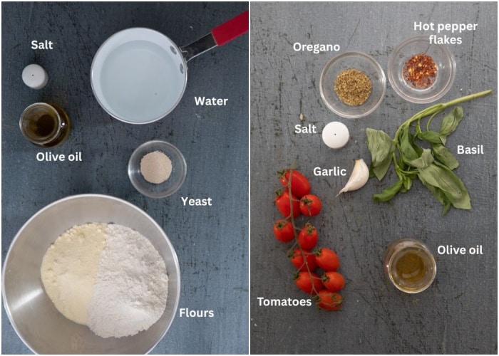 Ingredients for the recipe.