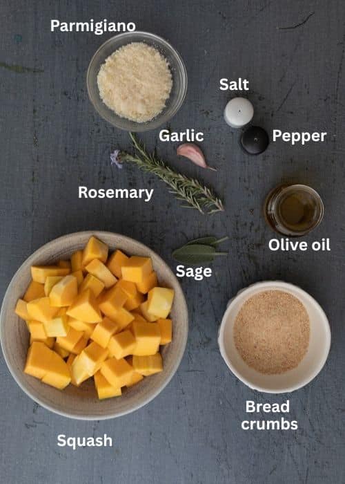 Ingredients for the recipe.