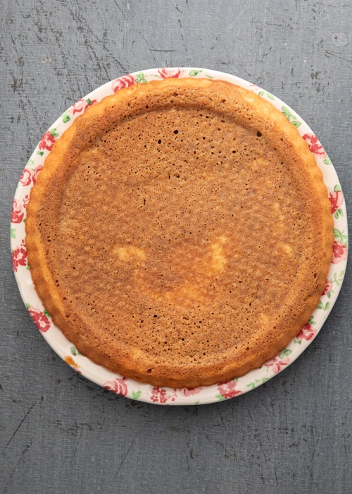 Coffee on the cake.