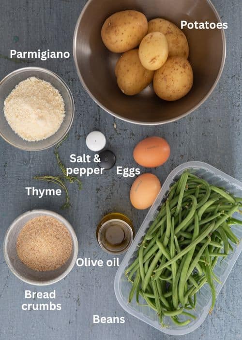 Ingredients for the recipe.